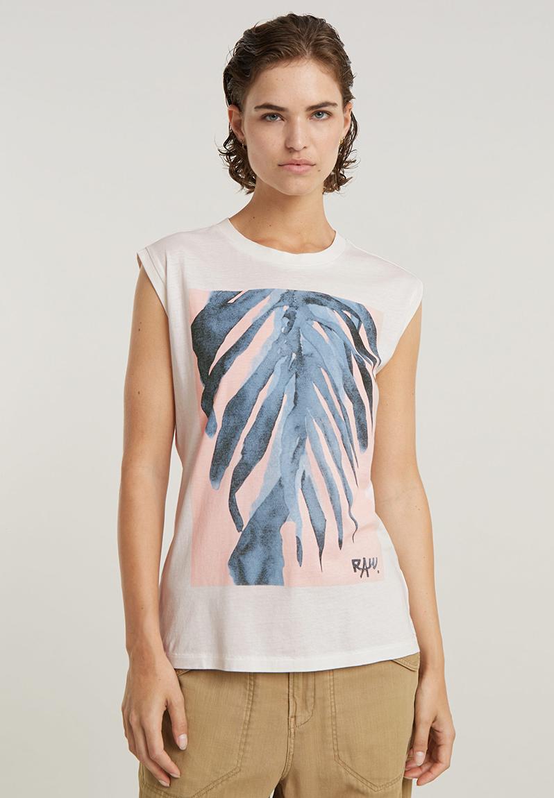 T-Shirt with elastic waist and print main image 1