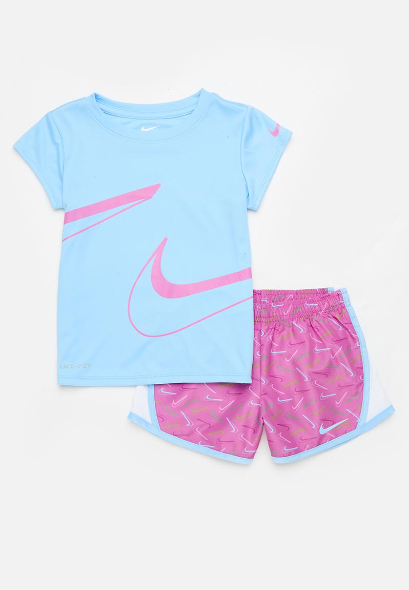 Nkg swoosh logo tempo set - playful pink Nike Sets | Superbalist.com