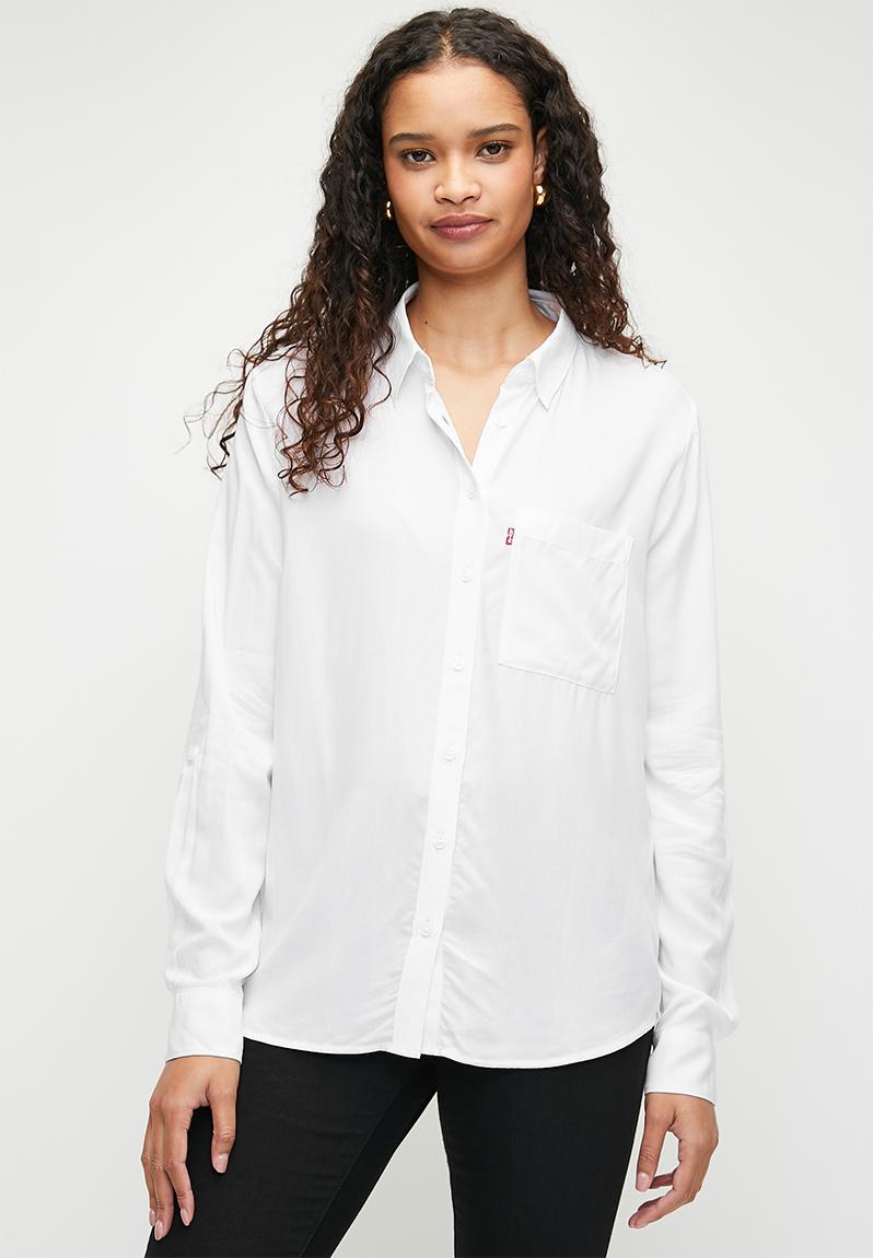 Darlene Utility Shirt - Bright White Levi’s® T-Shirts, Vests & Camis ...