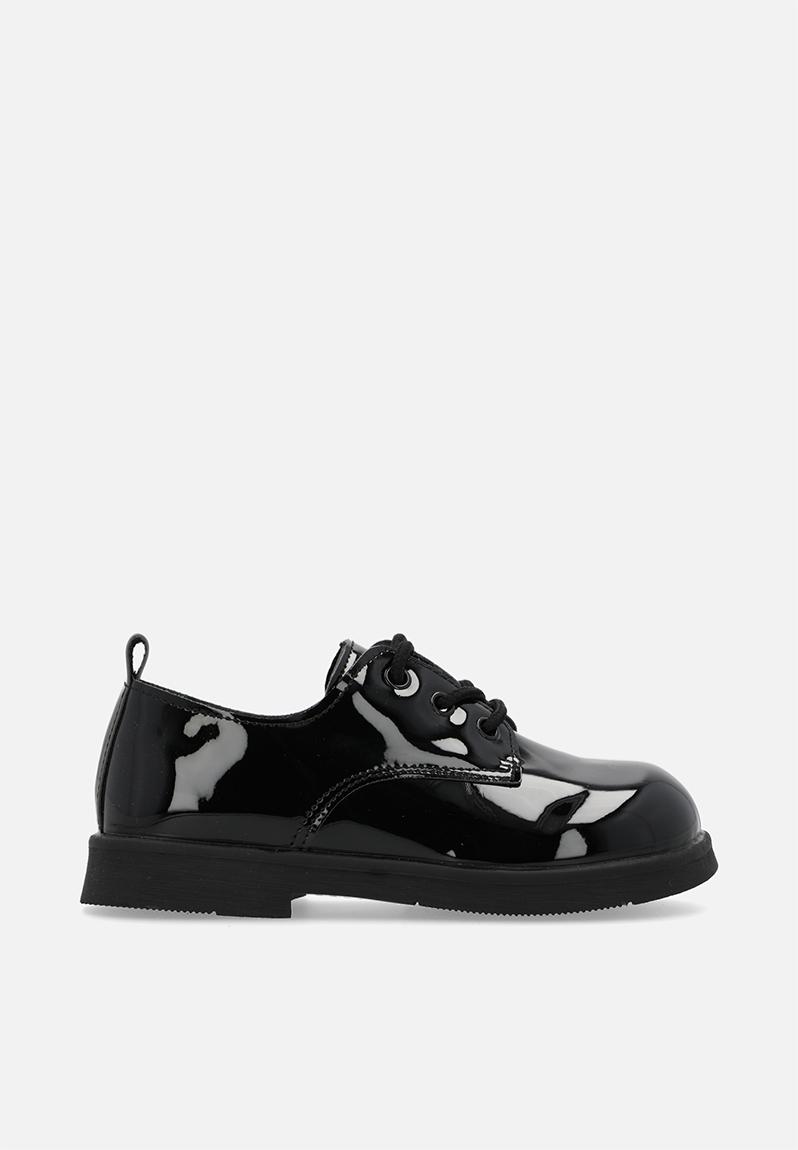 Patent Lace-Up Shoes Sleek Gold for Shiny – Leather Men main image 1