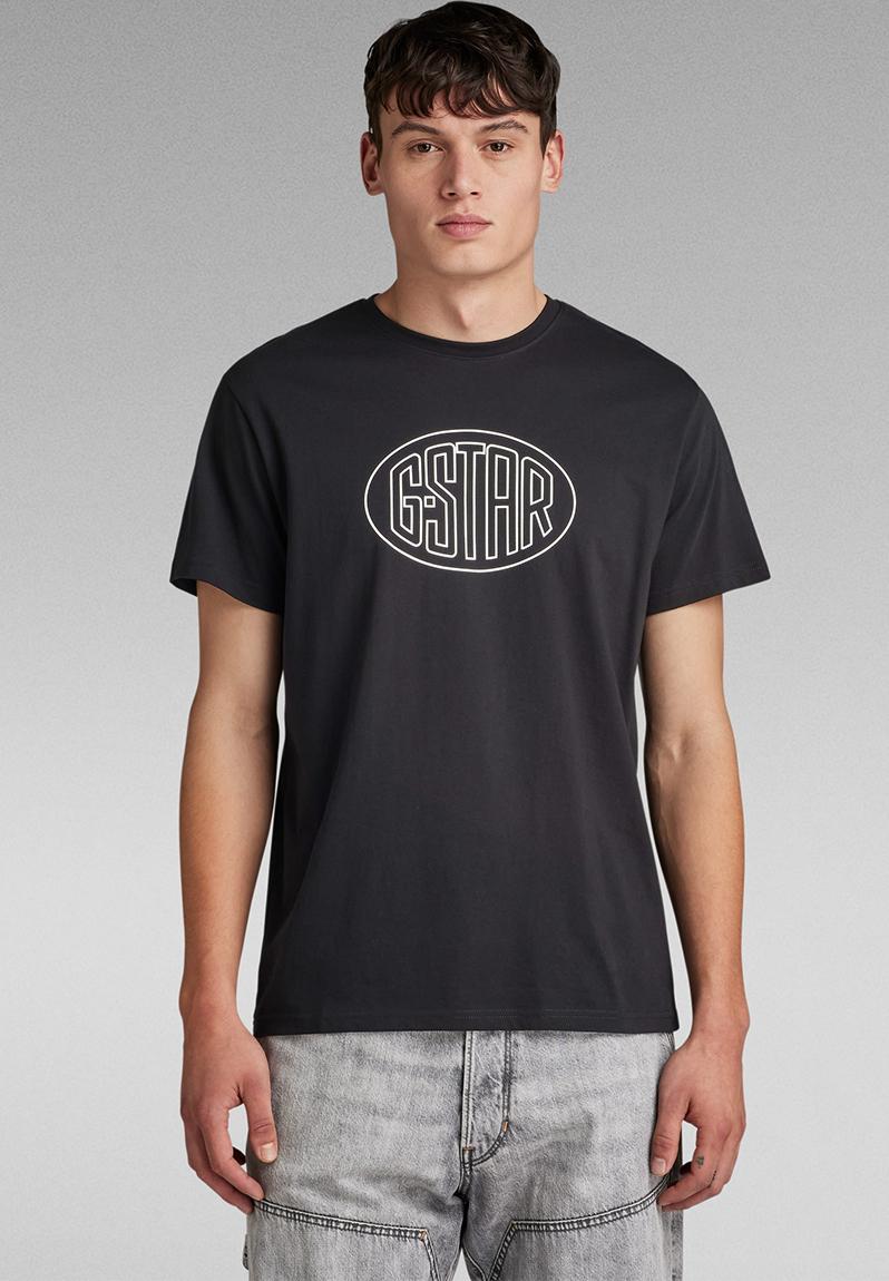 G-Star RAW Herren T-Shirt Mit Print – Basic Mit Kurzen Ärmeln Und Rundhalsausschnitt