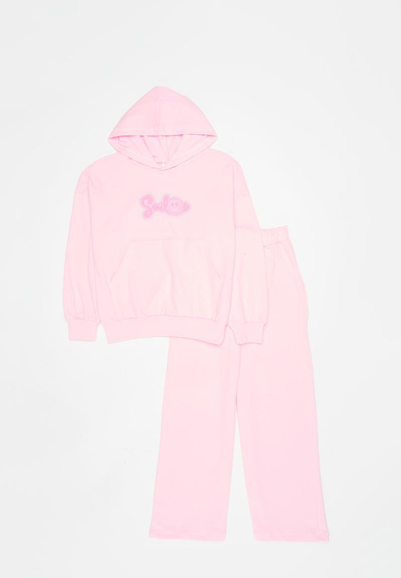 Sunset Pink Sweat Set