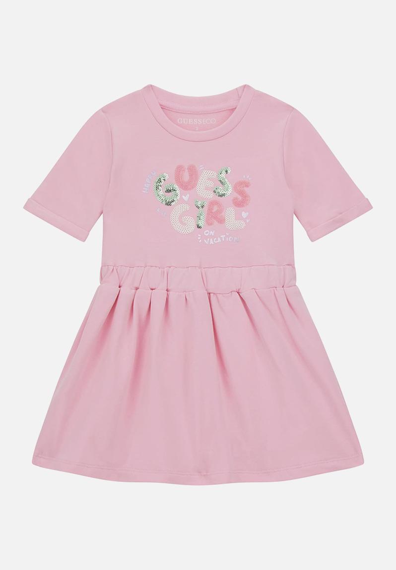 Terry Stuff Dress For Baby Boy In Grey Color
