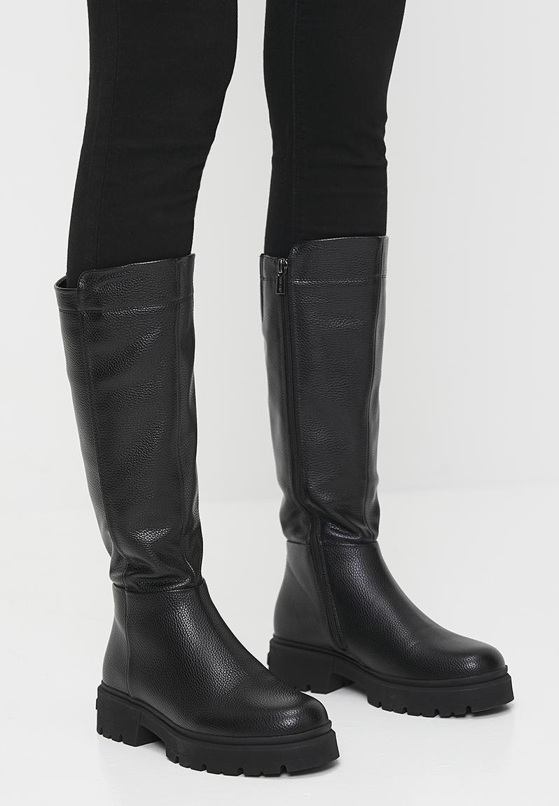 Caspar rider boot - black