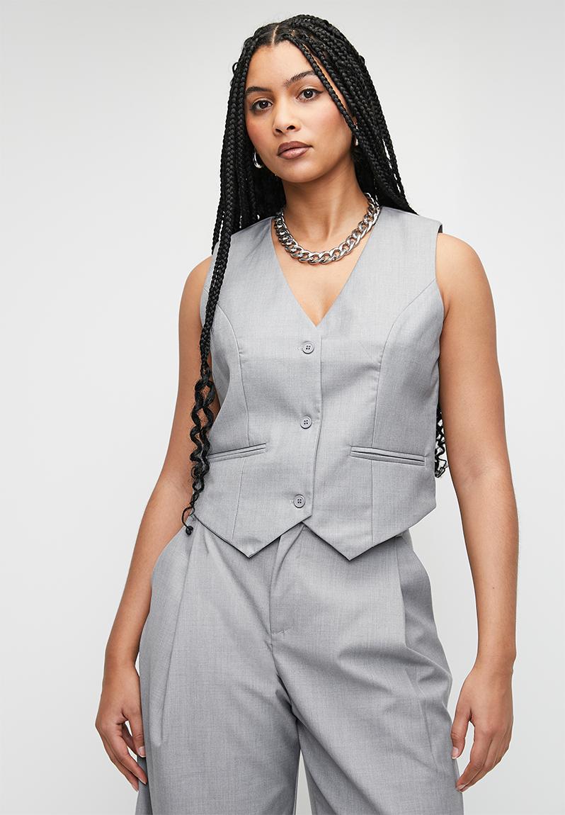 Cobalt Blue Long Collared Waistcoat  Co-ord Suit
