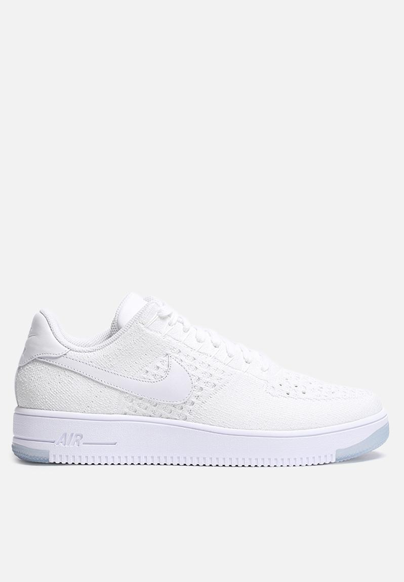 Nike Air Force 1 Ultra Flyknit Low - 817419-100 - White / White Ice ...