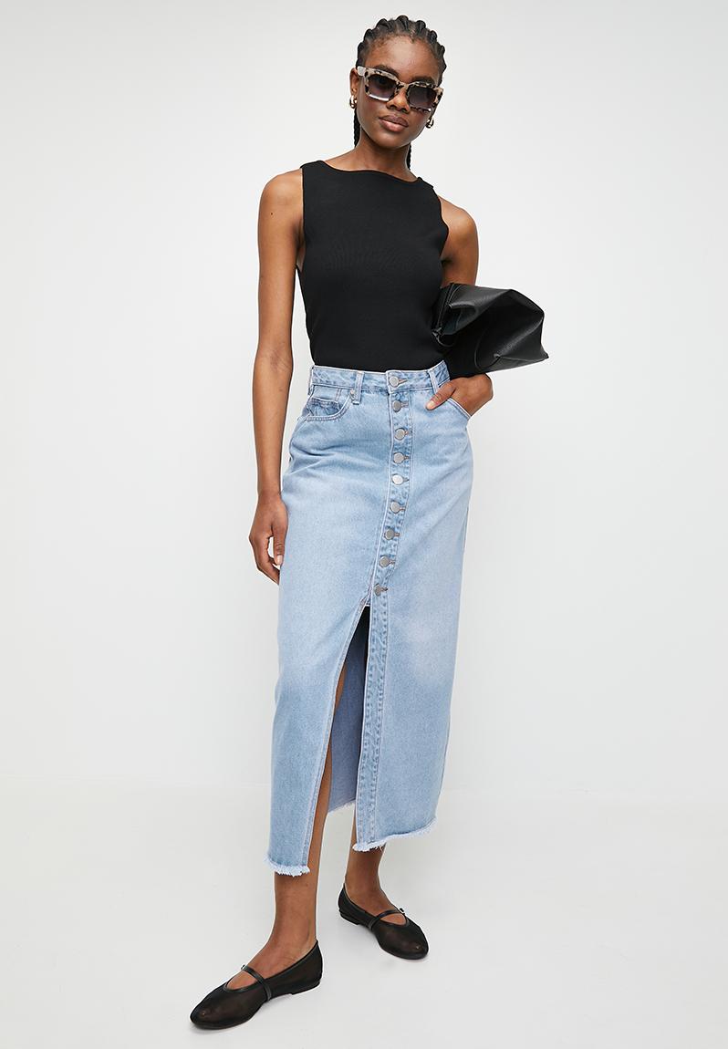 Sabela Skirt Medium Blue Denim main image 1