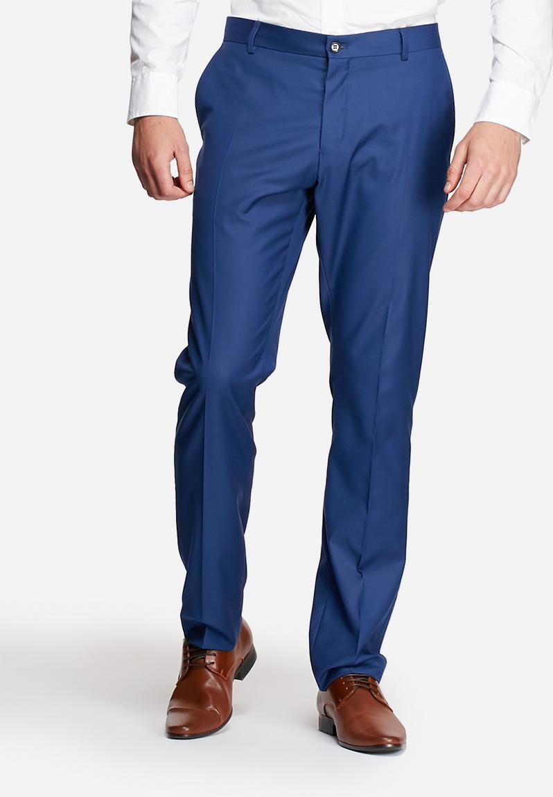 Logan Slim Trousers - Blue Selected Homme Formal Pants | Superbalist.com