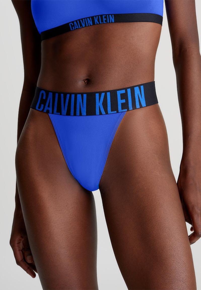 HIGH LEG THONG dazzling blue CALVIN KLEIN Panties Superbalist