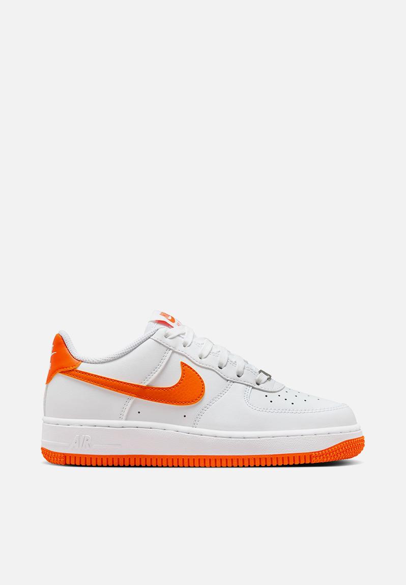 Nike Air Force 1 Grade School White Safety Orange White Nike Shoes Superbalist