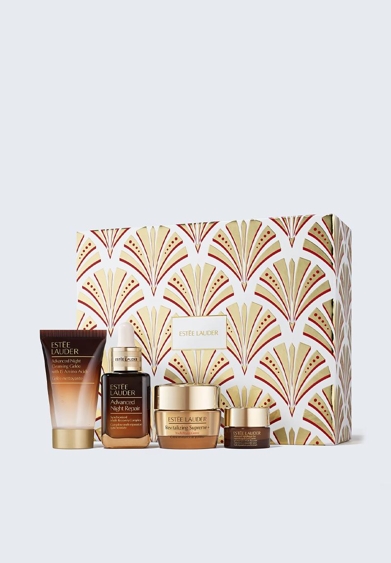 トライアルセット・サンプル Estee Lauder The Lift + Glow Routine Estee Lauder The Lift + Glow Routine Skincare Set: 4pcs - Weee!