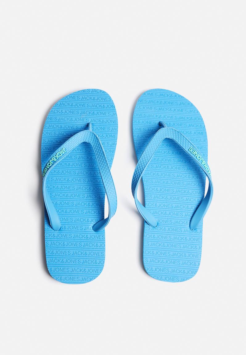 Basic Rubber 2 - menthyl blue Jack & Jones Sandals & Flip Flops ...