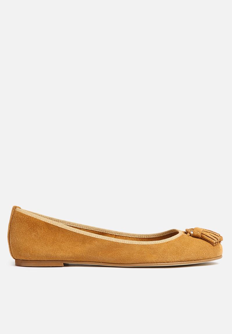 Malene leather ballerina-cognac Vero Moda Pumps & Flats | Superbalist.com