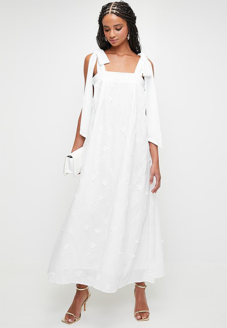 LBOW Swing Dress - Cabretta White