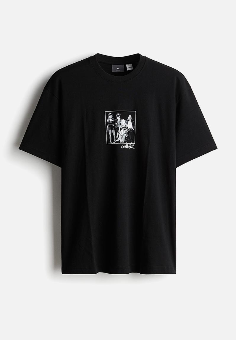 Relaxed fit t-shirt - black/gorillaz - 0972640094