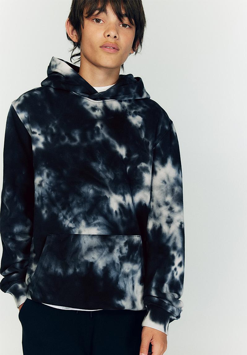 Fleece Hoodie Manhattan Grey Crystal Tie-Dye main image 1