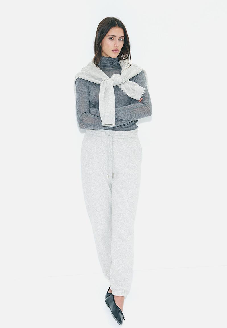 Unisex Traditional Sweatpants- Marled Grey