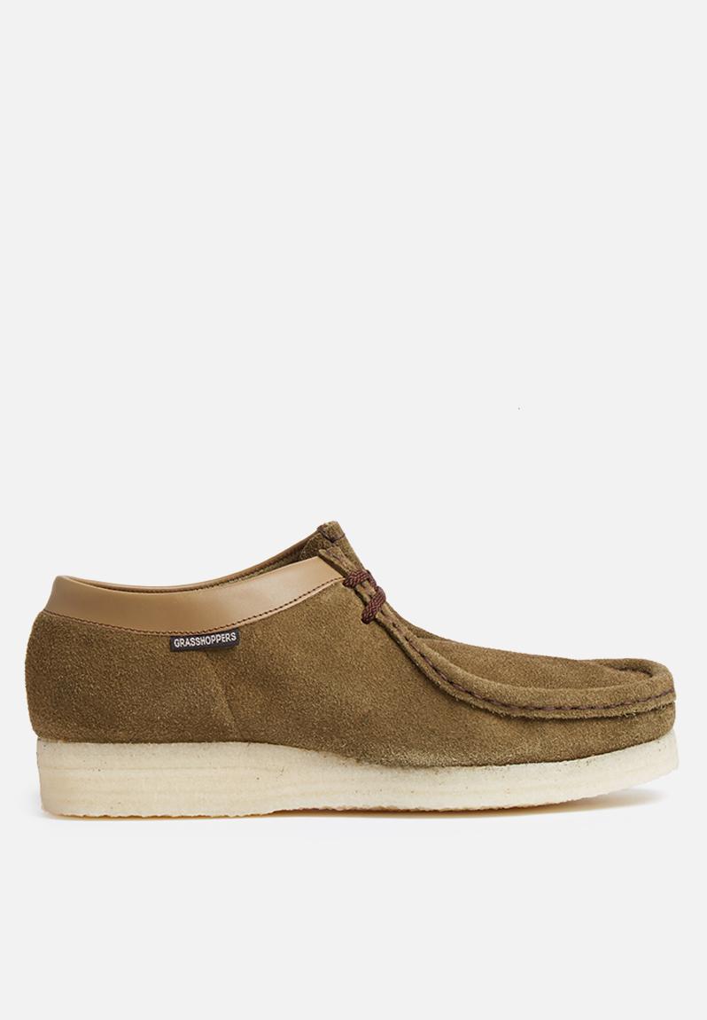 Moccasin - khaki suede Grasshoppers Slip-ons and Loafers | Superbalist.com