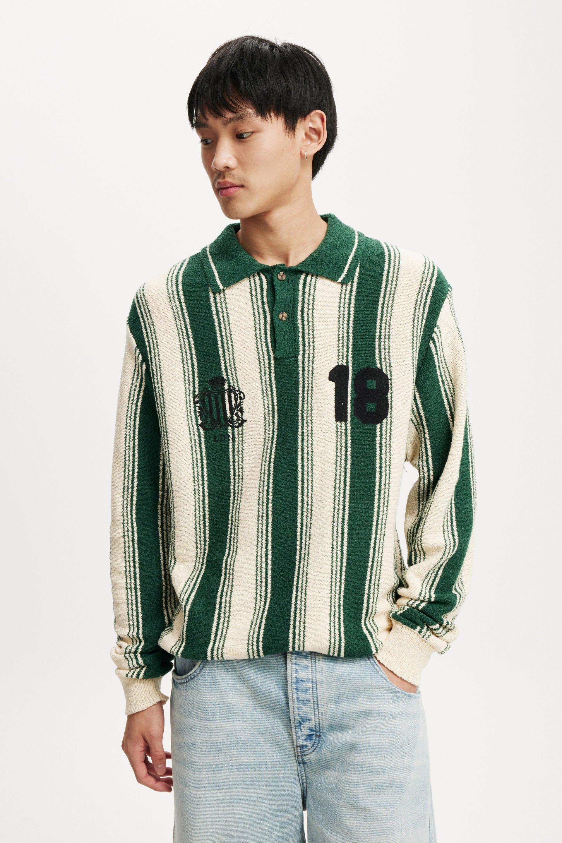 khakis brand rugby knit polo