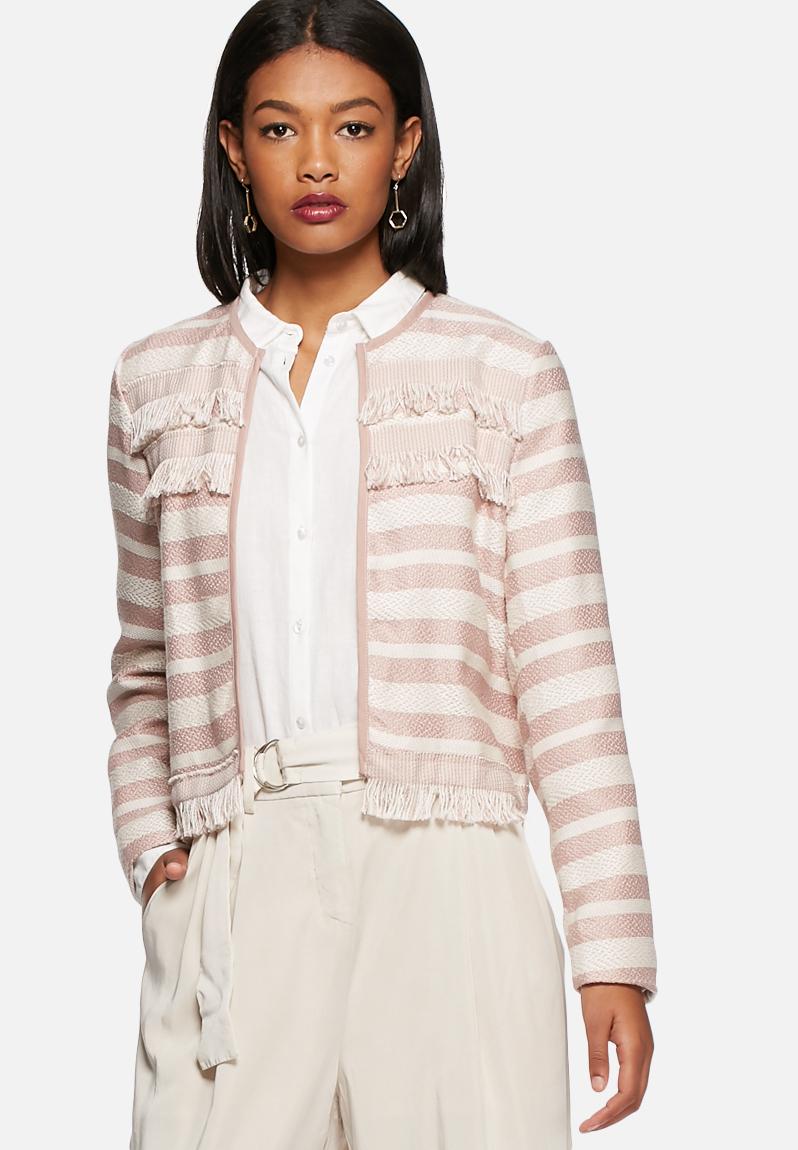 Dolores Rust Cotton Frill Jacket