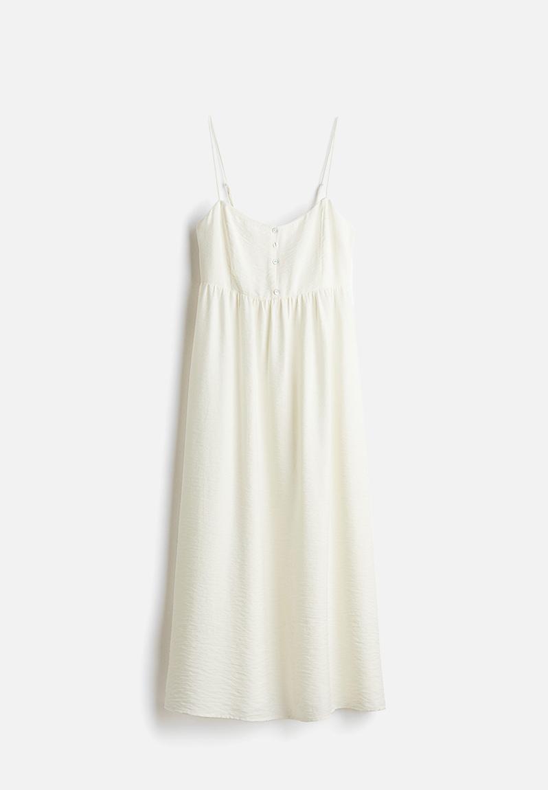 Button Front Strappy Dress