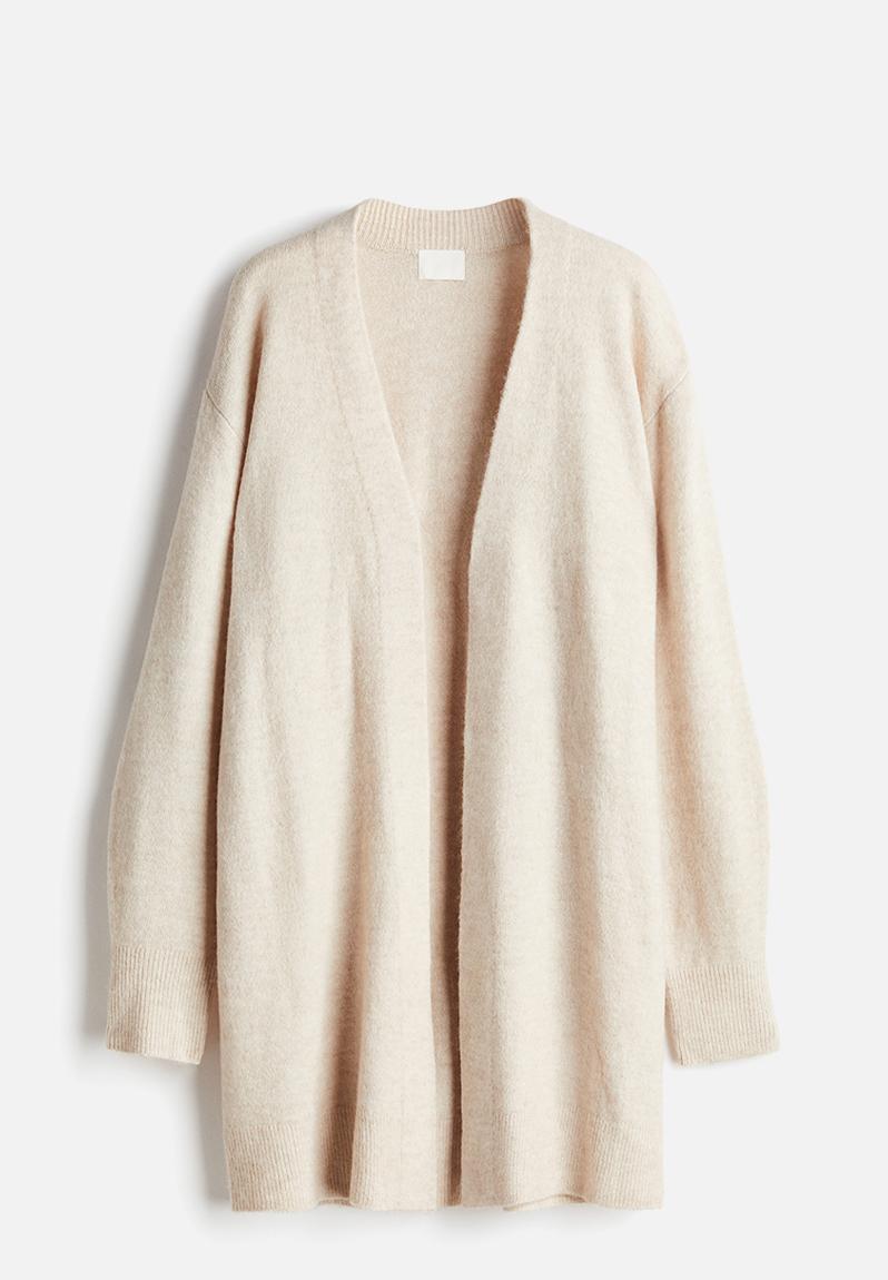 Long cardigan - light beige - 0863595029