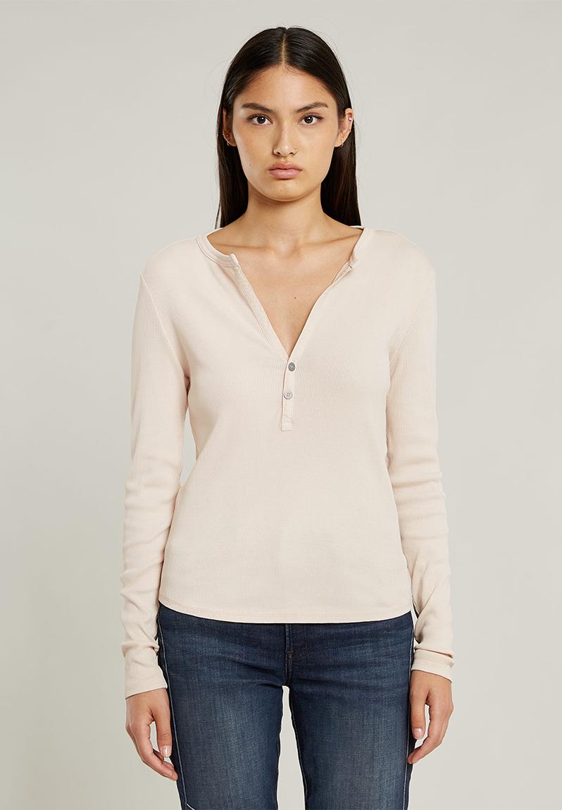 G-STAR Donne Deep V-Neck Slim Top