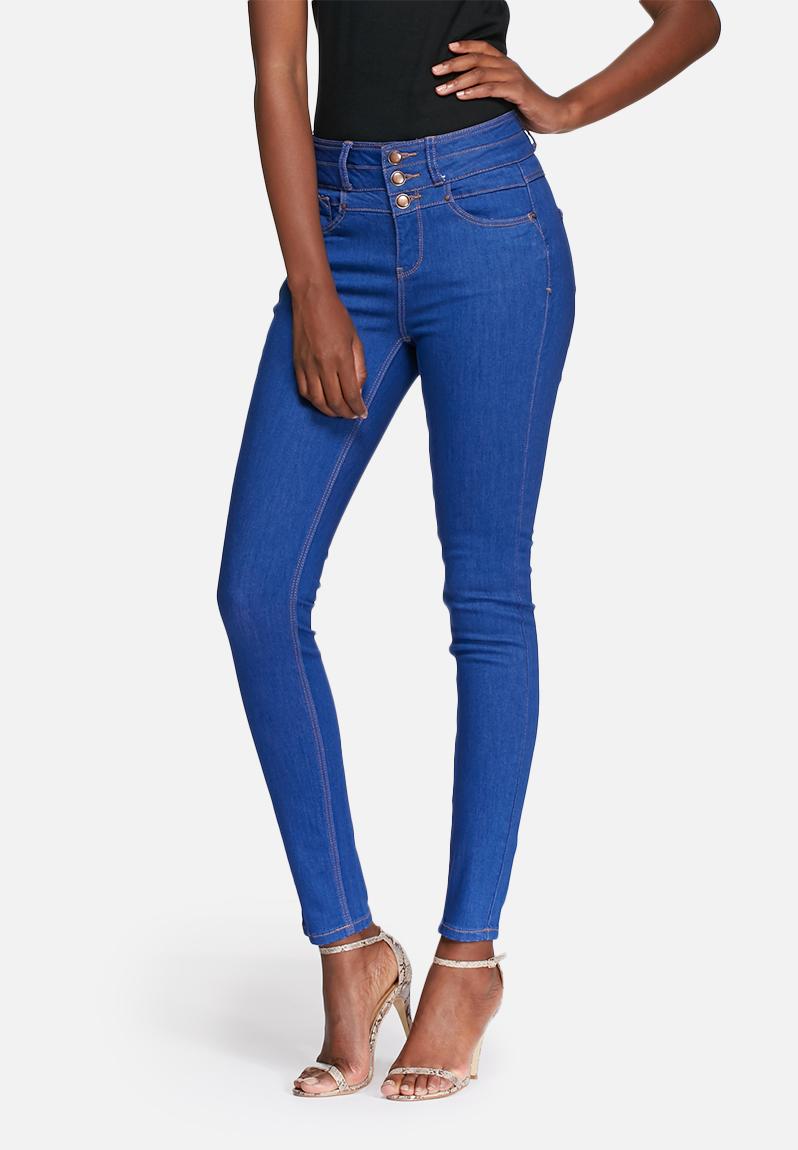 Highwaist Bella skinny jeans - blue New Look Jeans | Superbalist.com