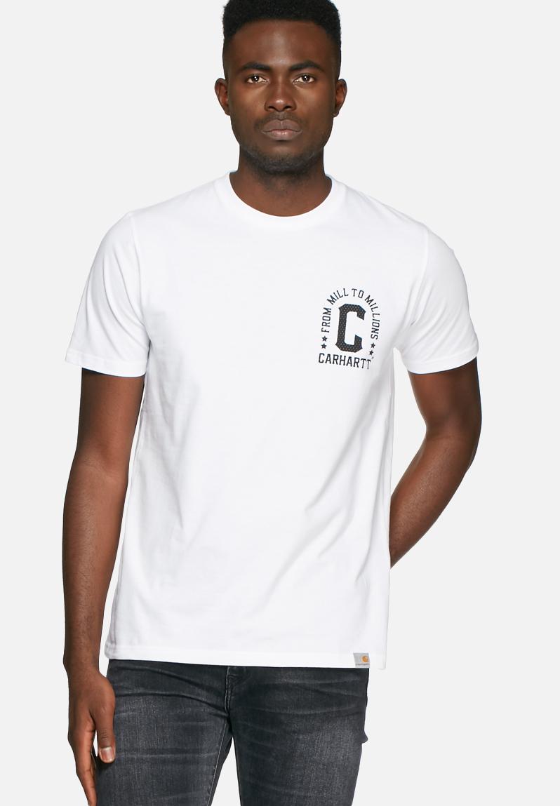 Mill 89 t-shirt-white/black Carhartt WIP T-Shirts & Vests | Superbalist.com