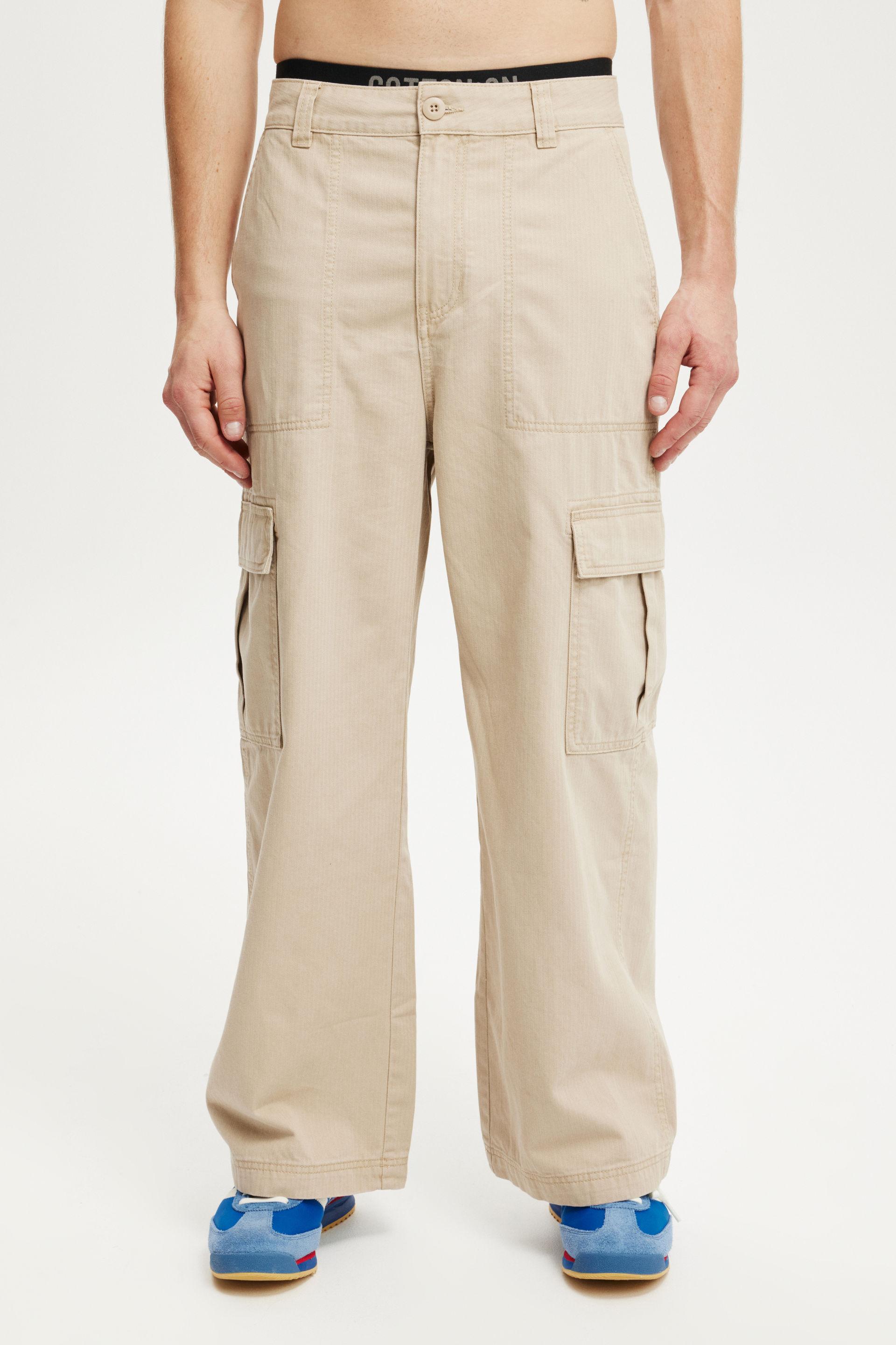 Axel Baggy Cargo Pant - Stone