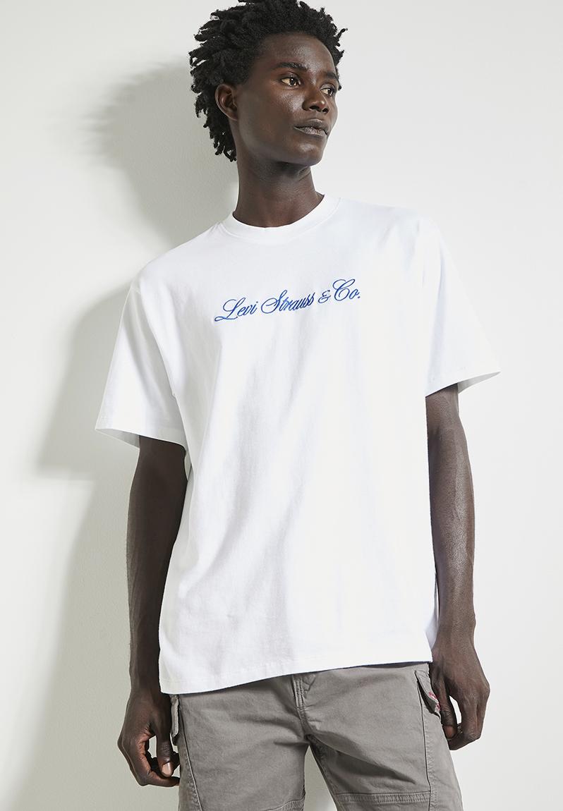 Vtg fit graphic tee za levis script - white Levi’s® T-Shirts & Vests ...