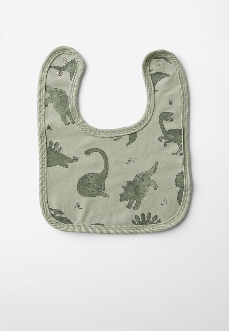 Babyhug Bib Dino Patch - Yellow