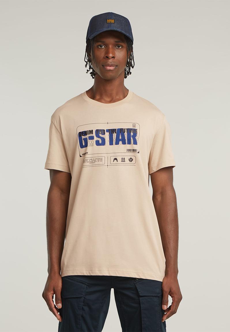 G-Star RAW Herren T-Shirt Mit Print – Basic Mit Kurzen Ärmeln Und Rundhalsausschnitt
