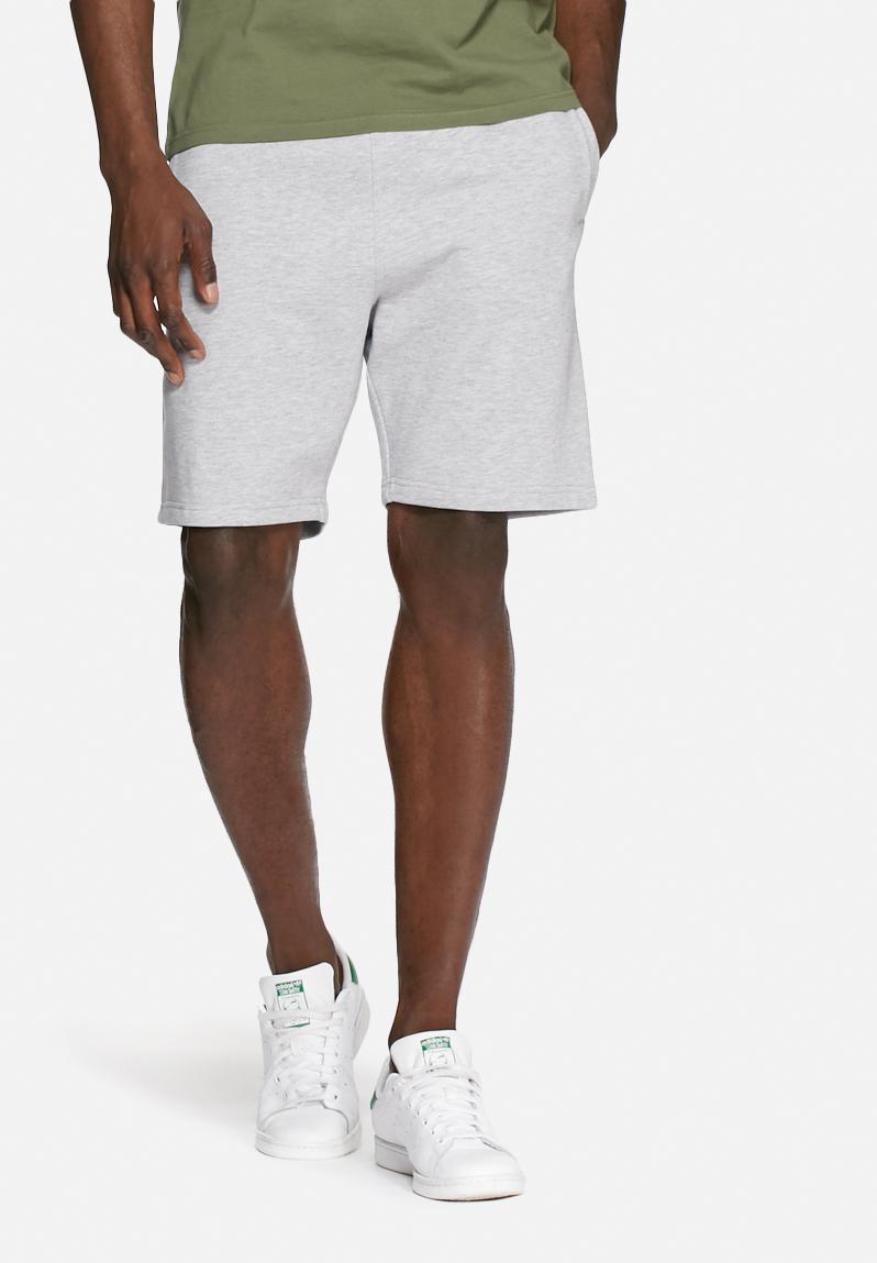 mens sweat shorts grey