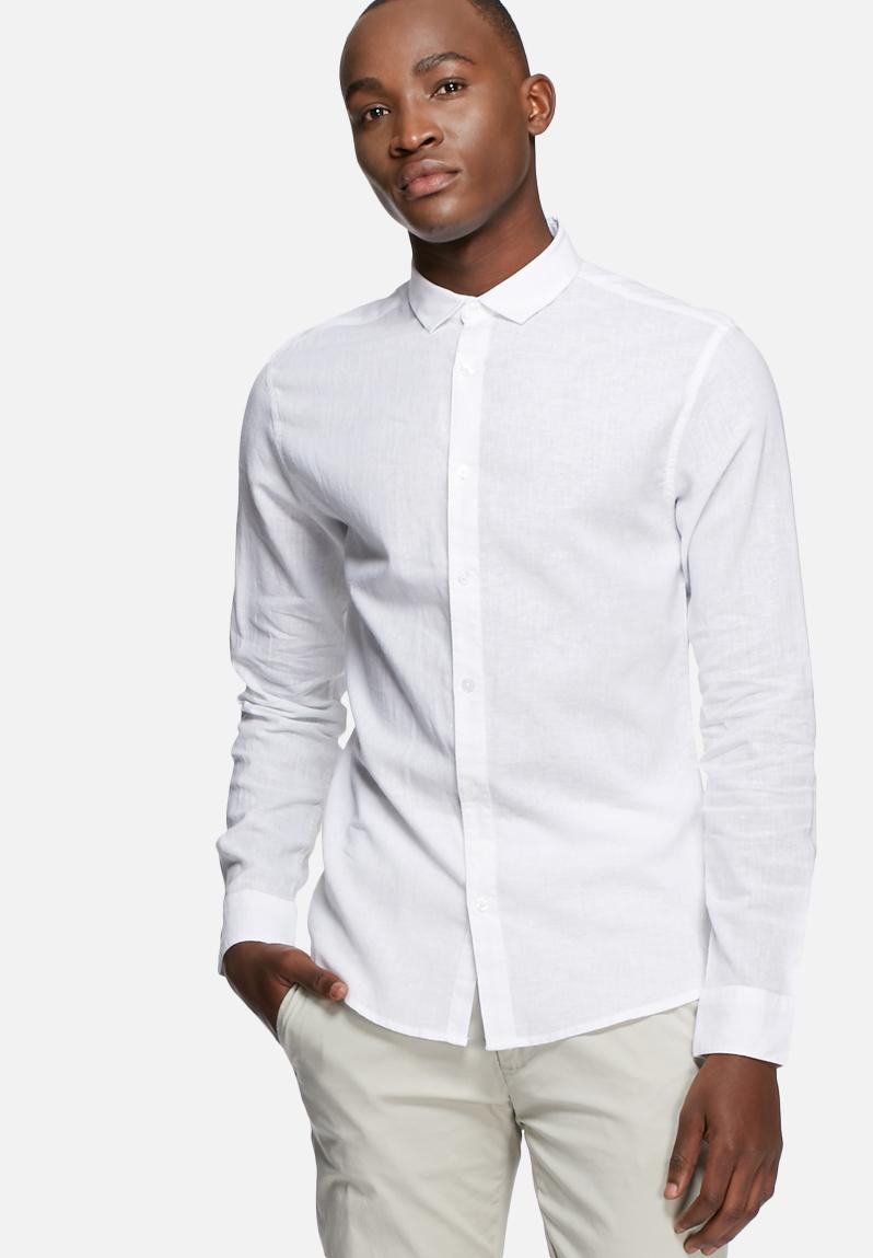 Hans slim shirt - white Only & Sons Shirts | Superbalist.com