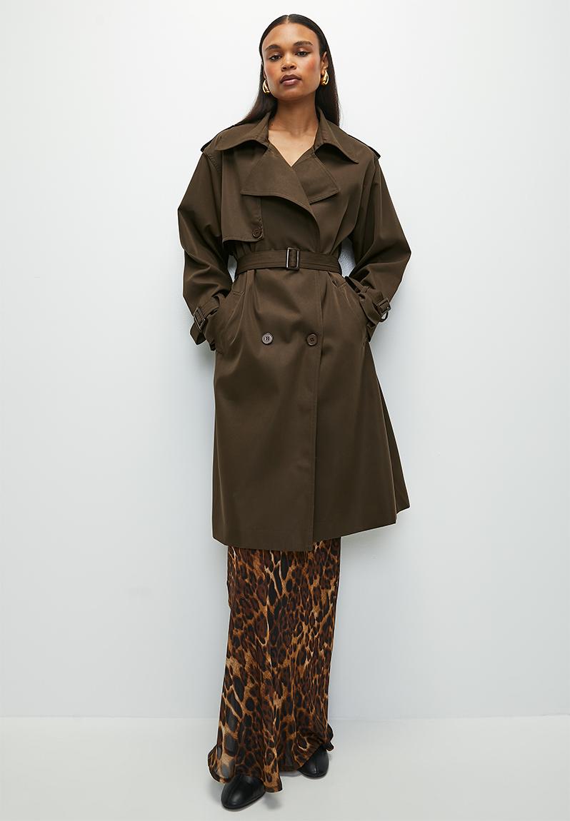 Lightweight trench - choc