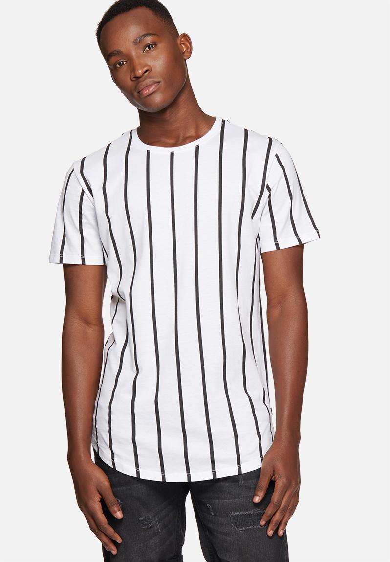 Vertical tee - white Only & Sons T-Shirts & Vests | Superbalist.com