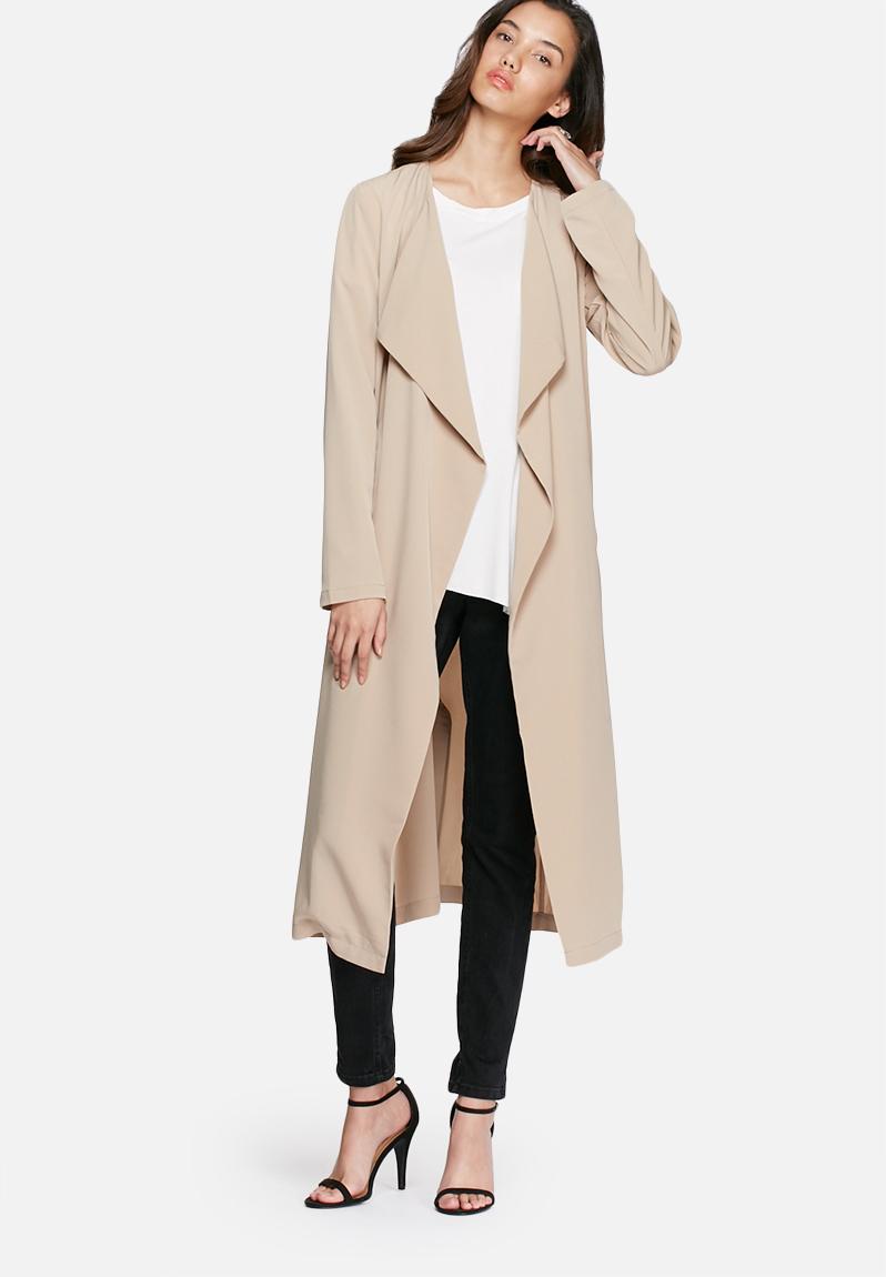 Flow coatigan - soft camel VILA Coats | Superbalist.com