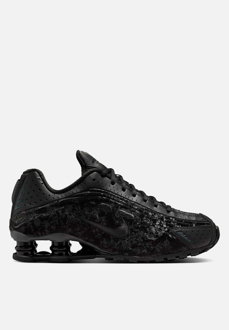 W NIKE SHOX R4 - BLACK/DK SMOKE GREY