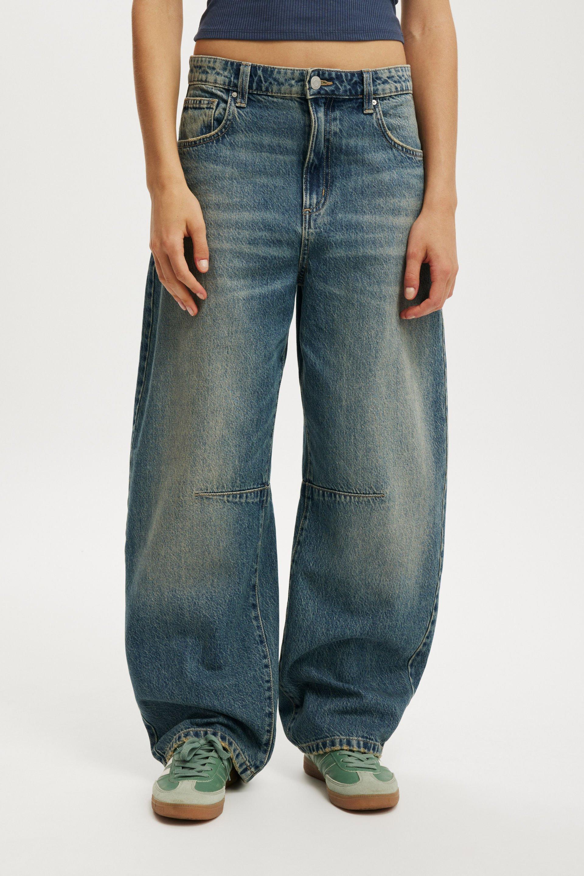 JEAN DIRTY BLUE LOVE BARREL