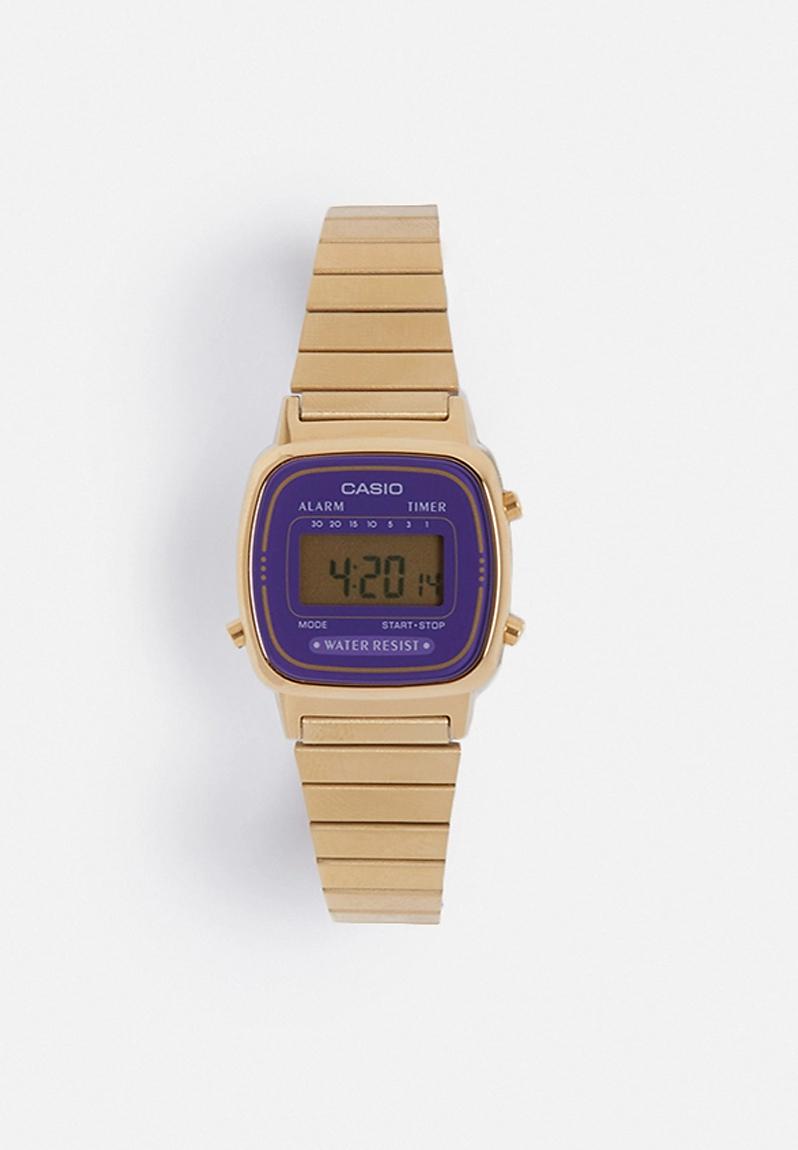 casio vintage violet