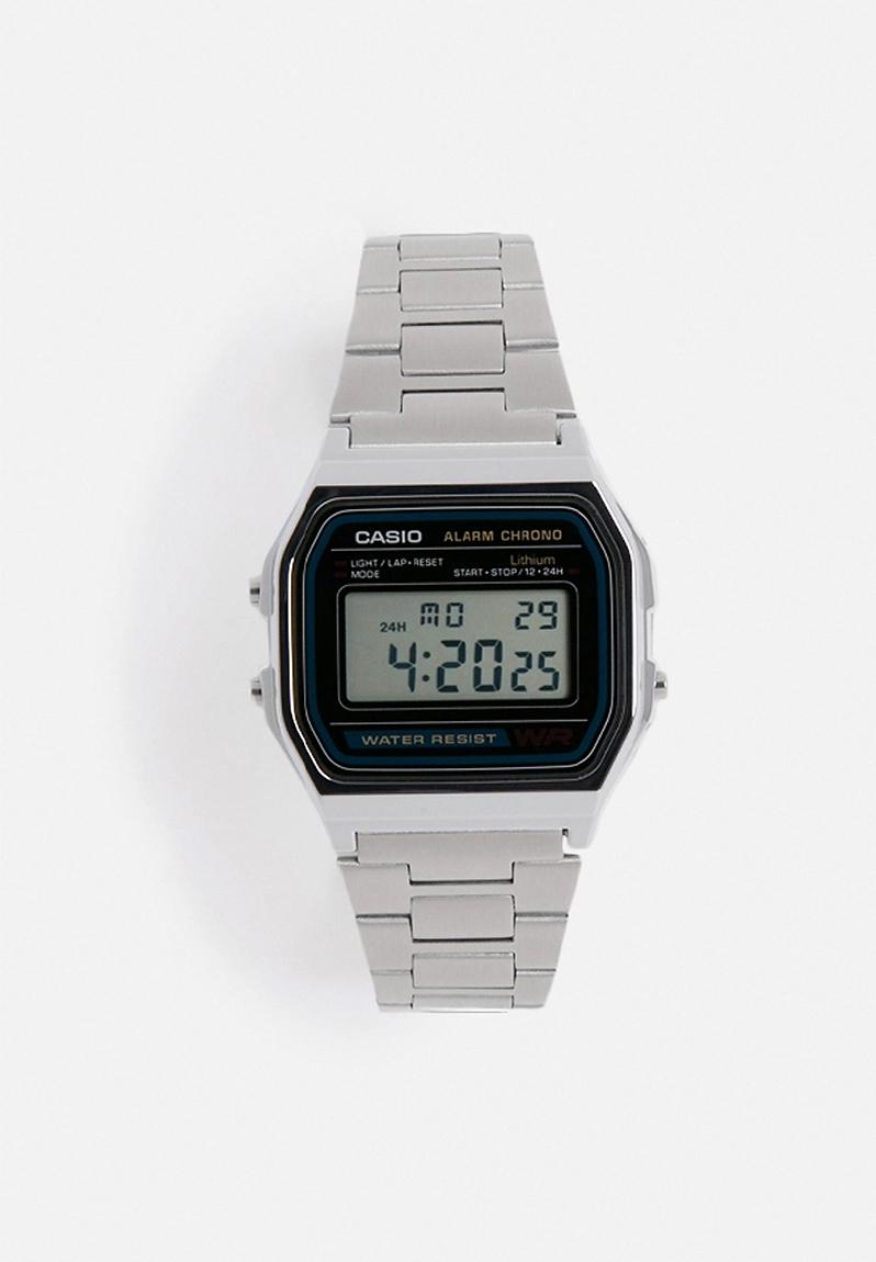 casio alarm chrono silver