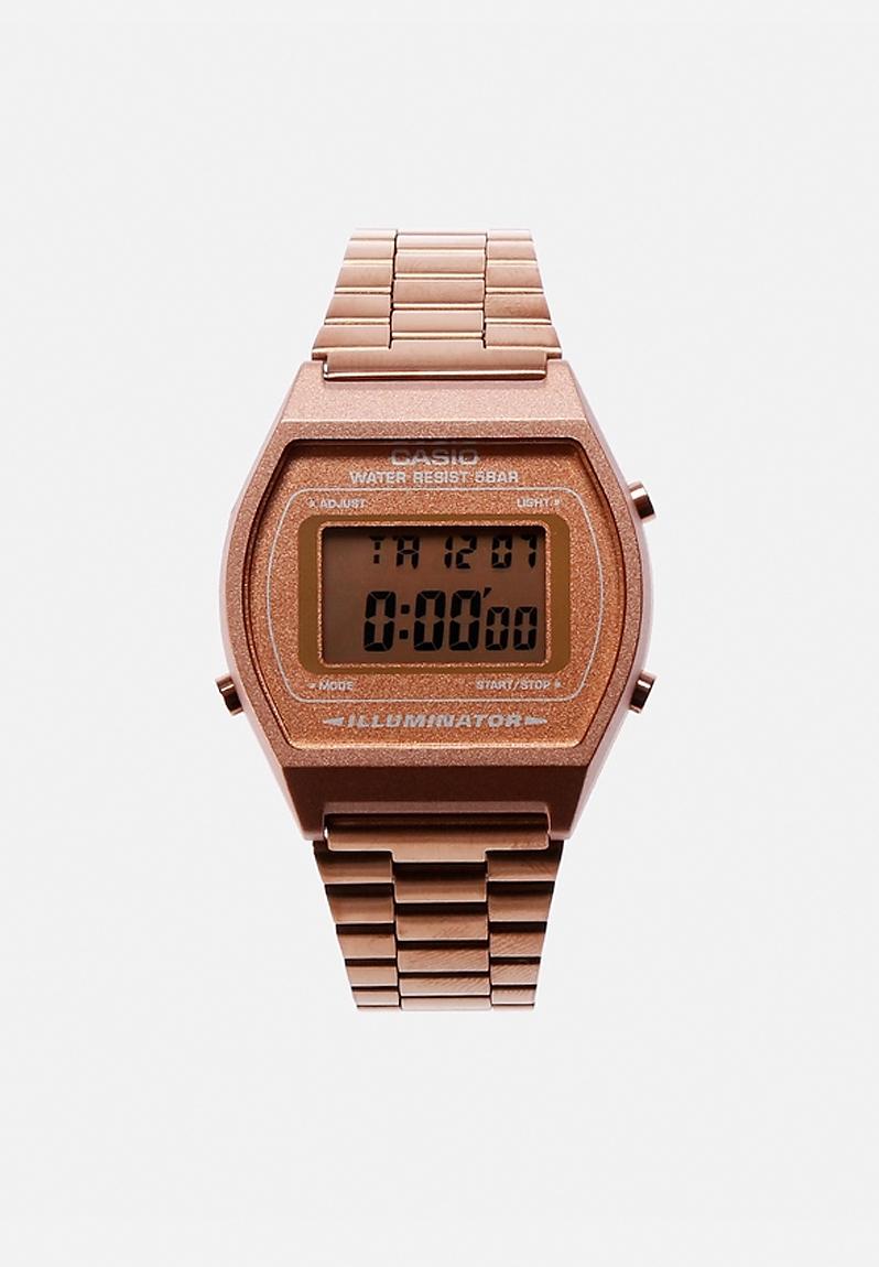 Digital wrist watch B640WC-5ADF– rose gold Casio Watches | Superbalist.com