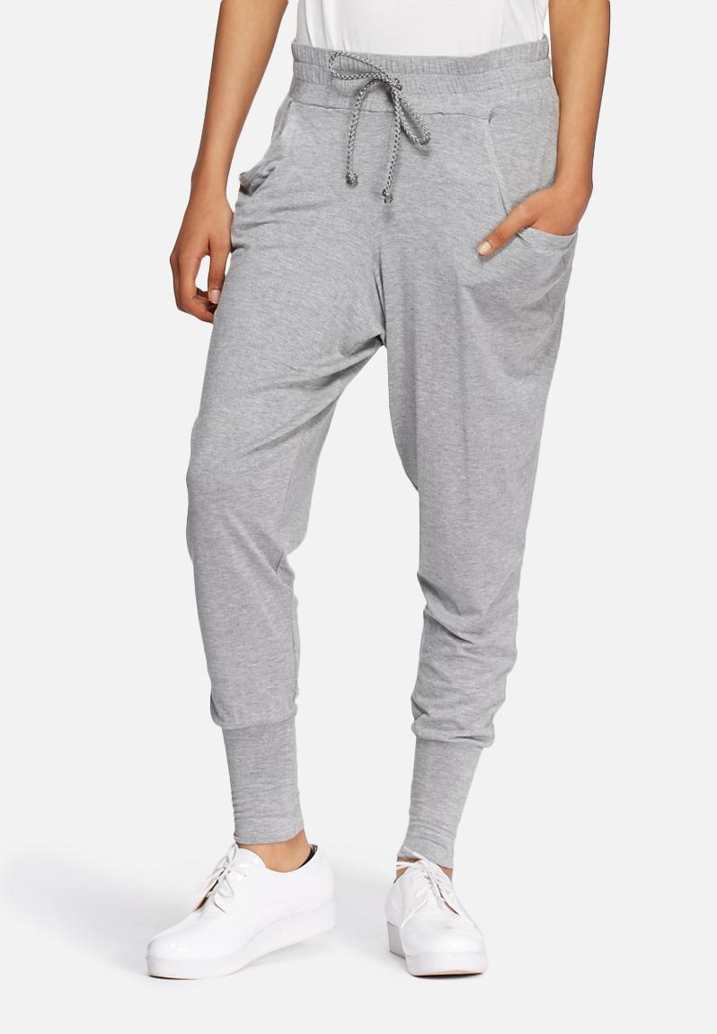 joggers with writing on crotch