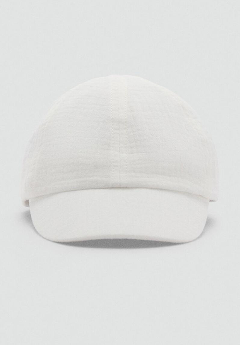 Cap bambula - white