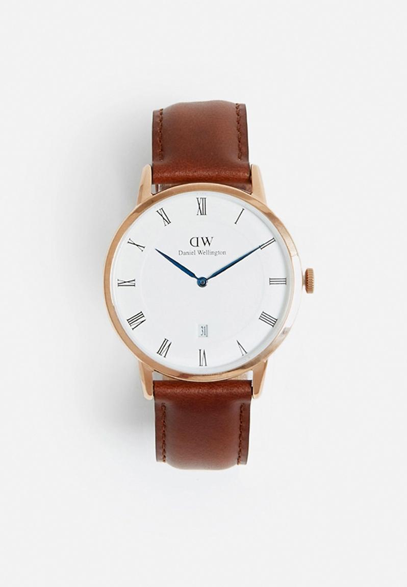 daniel wellington watch blue hands