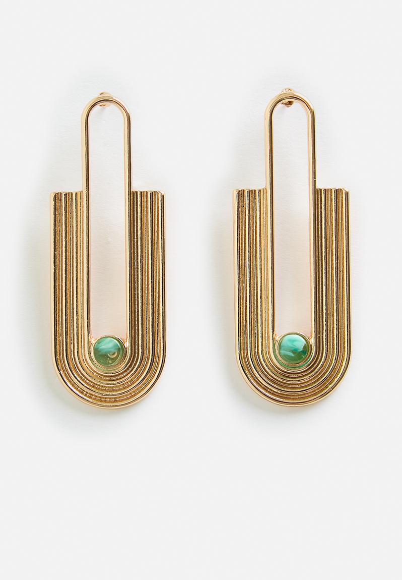 Vicky drop earring-gold