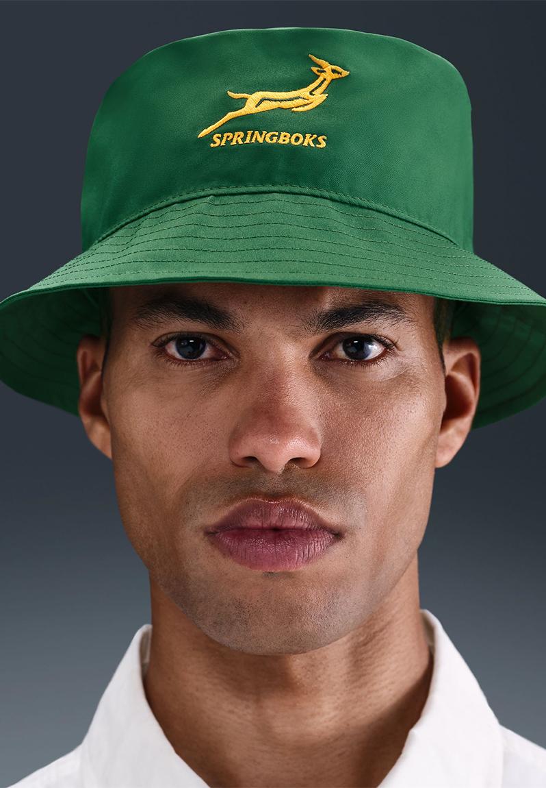 Springbok Nike Bucket Hat - Gorge Green/University Gold Nike Headwear ...
