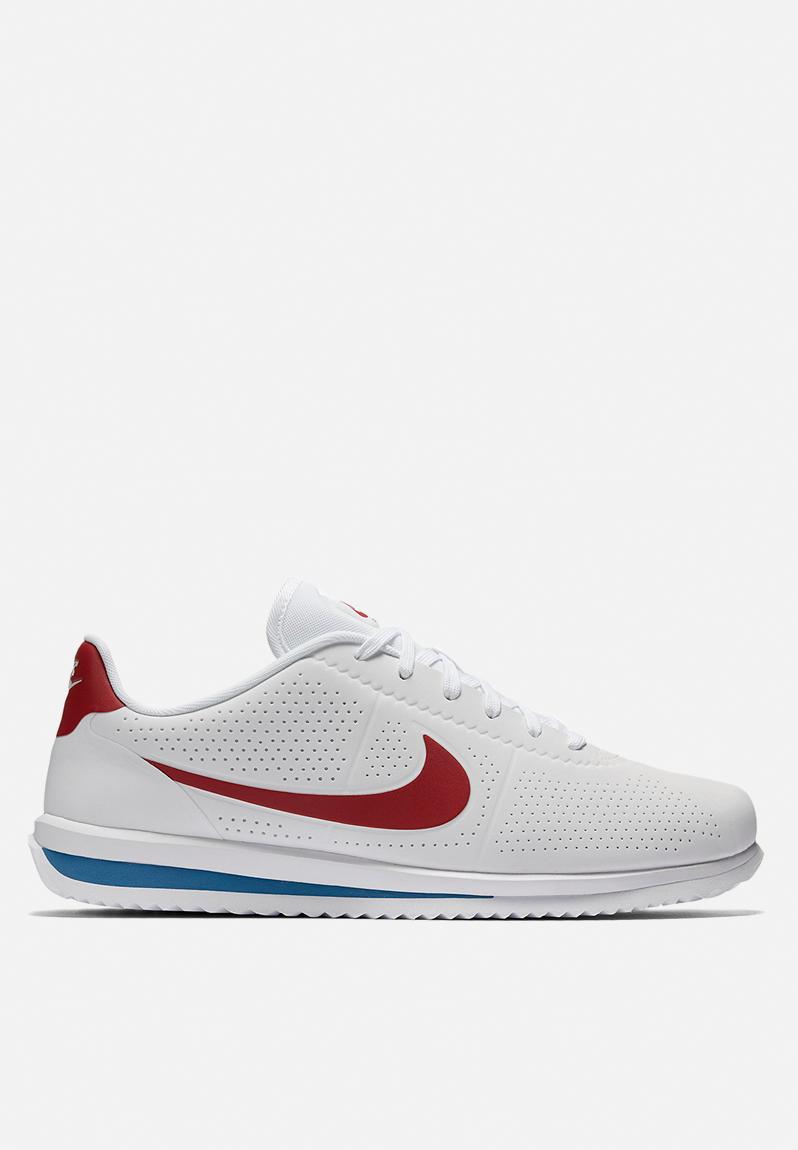 nike cortez ultra moire white red blue