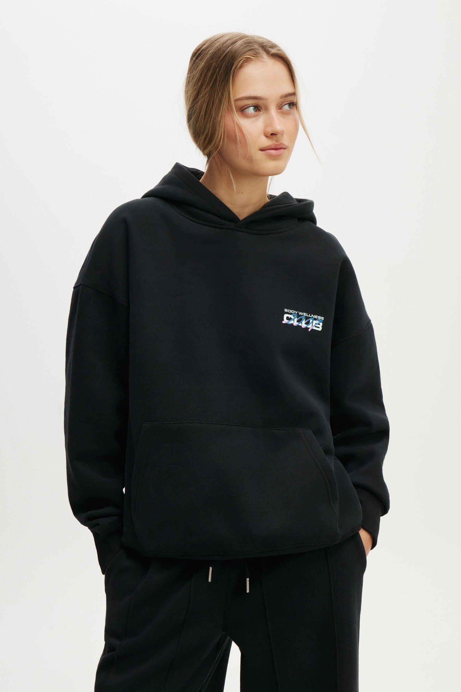Black Plush Hoodie main image 1